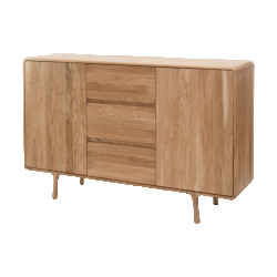 Gazzda Fawn dresser houten ladekast naturel 180 x 110 cm