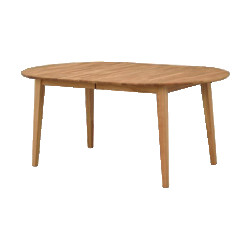 Rowico Home Filippa uitschuifbare houten eettafel naturel 170 x 105 cm