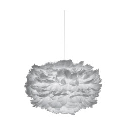 Umage Eos mini hanglamp light grey met koordset wit Ø 35 cm