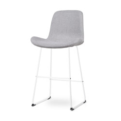 Nolon Nino-fé barkruk licht wit onderstel 75 cm
