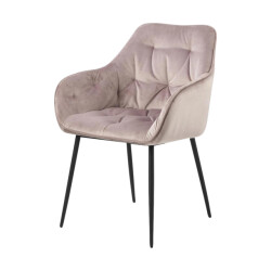 Lisomme Arian velvet eetkamerstoel oud