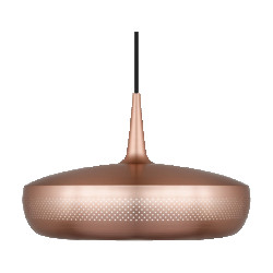 Umage Clava dine hanglamp brushed copper met koordset zwart Ø 43 cm