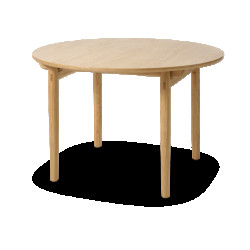 Olivine Kjeld verlengbare houten eettafel naturel Ø120 cm