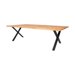 Artichok Fendi eikenhouten eettafel naturel 300 x 100 cm