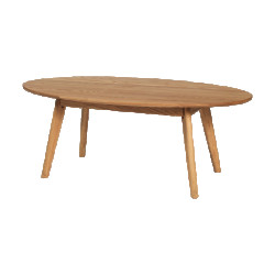 Rowico Home Yumi ovale houten salontafel naturel 130 x 65 cm