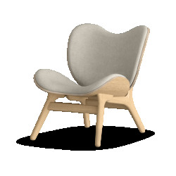 Umage A conversation piece naturel houten fauteuil white sands