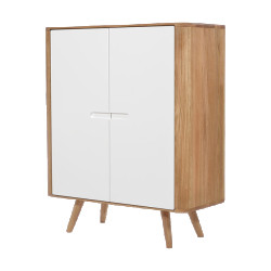 Gazzda Ena cabinet houten opbergkast naturel 90 x 110 cm