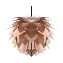 Umage Silvia medium hanglamp copper met koordset zwart Ø 50 cm