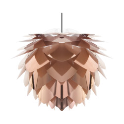 Umage Silvia medium hanglamp copper met koordset zwart Ø 50 cm