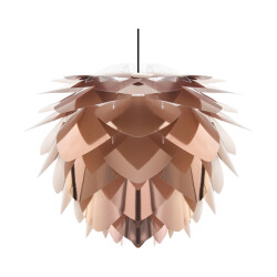 Umage Silvia medium hanglamp copper met koordset zwart Ø 50 cm