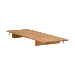 Rowico Home Filippa houten verlengstuk naturel voor ovale fillipa eettafel 40 cm