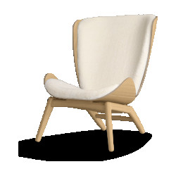 Umage The reader houten fauteuil teddy white