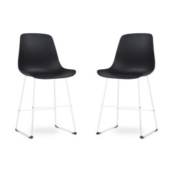 Nolon Nino-pip barkruk wit onderstel 65 cm set van 2