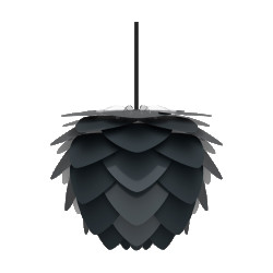 Umage Aluvia mini hanglamp anthracite grey met koordset zwart Ø 40 cm