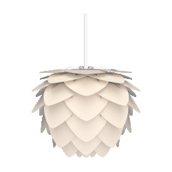Umage Aluvia mini hanglamp pearl white met koordset Ø 40 cm