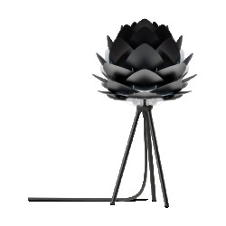 Umage Silvia mini tafellamp black met tripod zwart Ø 32 cm