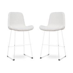 Nolon Nino-fé barkruk teddy gebroken onderstel 75 cm set van 2