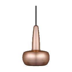 Umage Clava hanglamp brushed copper met koordset zwart Ø 21,5 cm