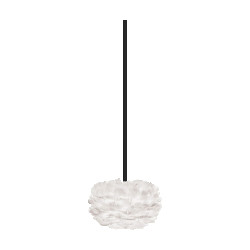 Umage Eos micro hanglamp white met koordset zwart Ø 22 cm