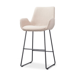 Nolon Nino-eef barkruk zwart onderstel 65 cm