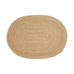 Artichok Milou jute vloerkleed naturel 200 x 140 cm