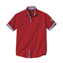 Atlas For Men Heren nautisch poplin overhemd