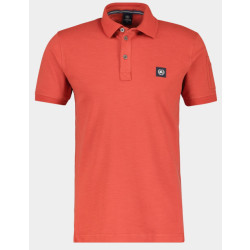 Lerros Polo korte mouw polo 1/2 arm 2433207/327 deep coral red