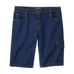 Atlas For Men Heren denim stretch cargo shorts