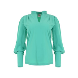 MAICAZZ Travel blouse dieke sp24.t60.710 dusty aqua