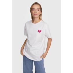 Alix The Label 2312819436 knitted alix heart t-shirt