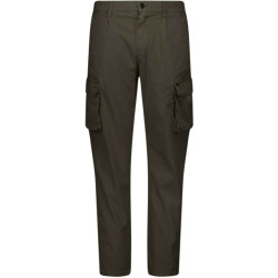 No Excess Cargo broek garment dyed stretch dark steel