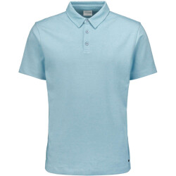 No Excess Polo korte mouw 2 coloured pique aqua