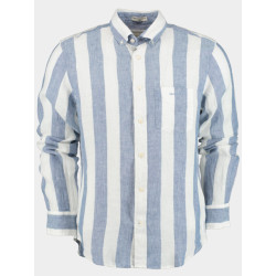 Gant Casual hemd lange mouw bold stripe linen shirt 3240080/464