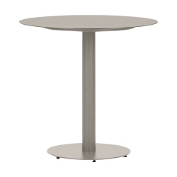 Lisomme Sieb metalen tuintafel zand Ø70 x 72 cm