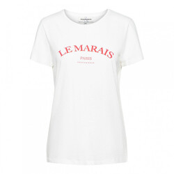&Co Woman &co women t-shirt sasha white/flamingo