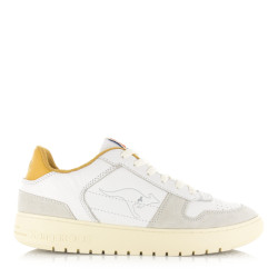 Kangaroos Game low ii | white/mustard lage sneakers heren