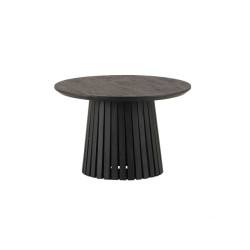 Nijwie Salontafel Ø60, acacia black