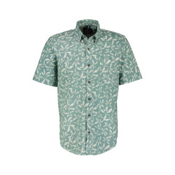 Lerros Heren overhemd 24424121 622 coastal sea blue
