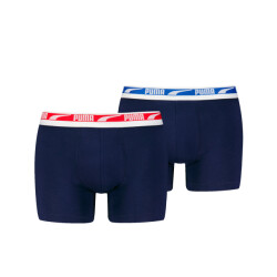 Puma Men multi logo boxer 2-pack 701226392 navy combo