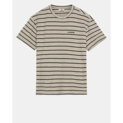 Anerkjendt Akkikki s/s frotte stripe tee 901557 sky captain