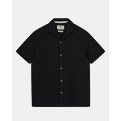 Anerkjendt Akleon waffle shirt 901457 black