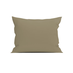 Yellow Kussensloop percale pillowcase safari sand 60 x 70 cm