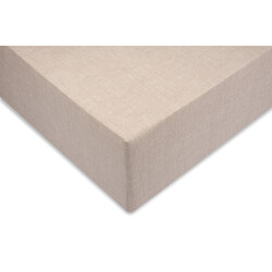 Zo!Home Hoeslaken lino fitted sheet sandy 180 x 200 cm