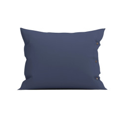 Yellow Kussensloop percale pillowcase midnight blue 60 x 70 cm