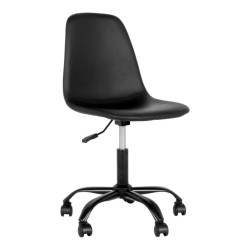 House Nordic Stockholm office chair office chair in black pu with black legs hn1225
