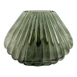 House Nordic Vase vase in mouth blown glass, green, 29x11,5x22 cm