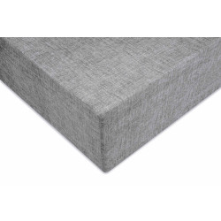 Zo!Home Hoeslaken lino fitted sheet dark grey 90 x 200 cm