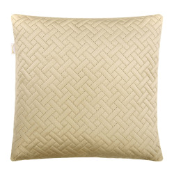 Yellow Kussensloop audrey pillowcase sand 50 x 50 cm
