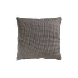 Heckett & Lane Kussensloop wafel pillowcase dark gull grey 50 x 50 cm