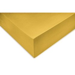 Zo!Home Hoeslaken satinado fitted sheet ochre gold 90 x 210 220 cm
